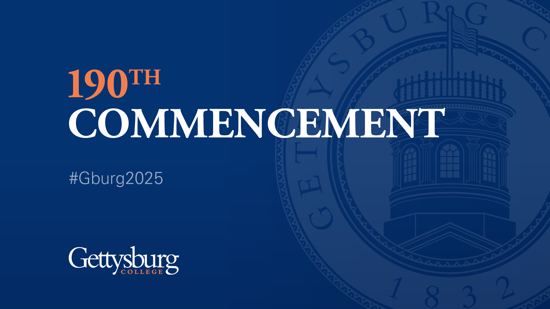 Gettysburg College Baccalaureate Placeholder